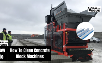 How to Clean Concrete Block Machines