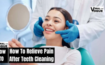 How To Relieve Pain After Teeth Cleaning