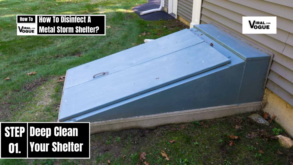How To Disinfect A Metal Storm Shelter