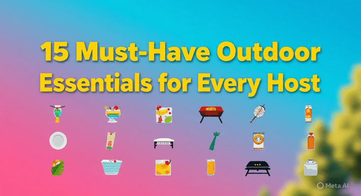 15 Must-Have Outdoor Party Essentials for Every Host